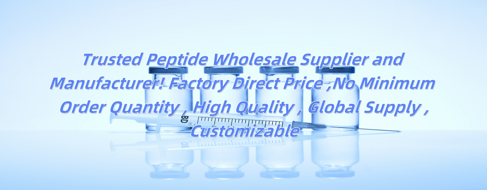 The world's leading peptide manufacturer, OEM and ODM